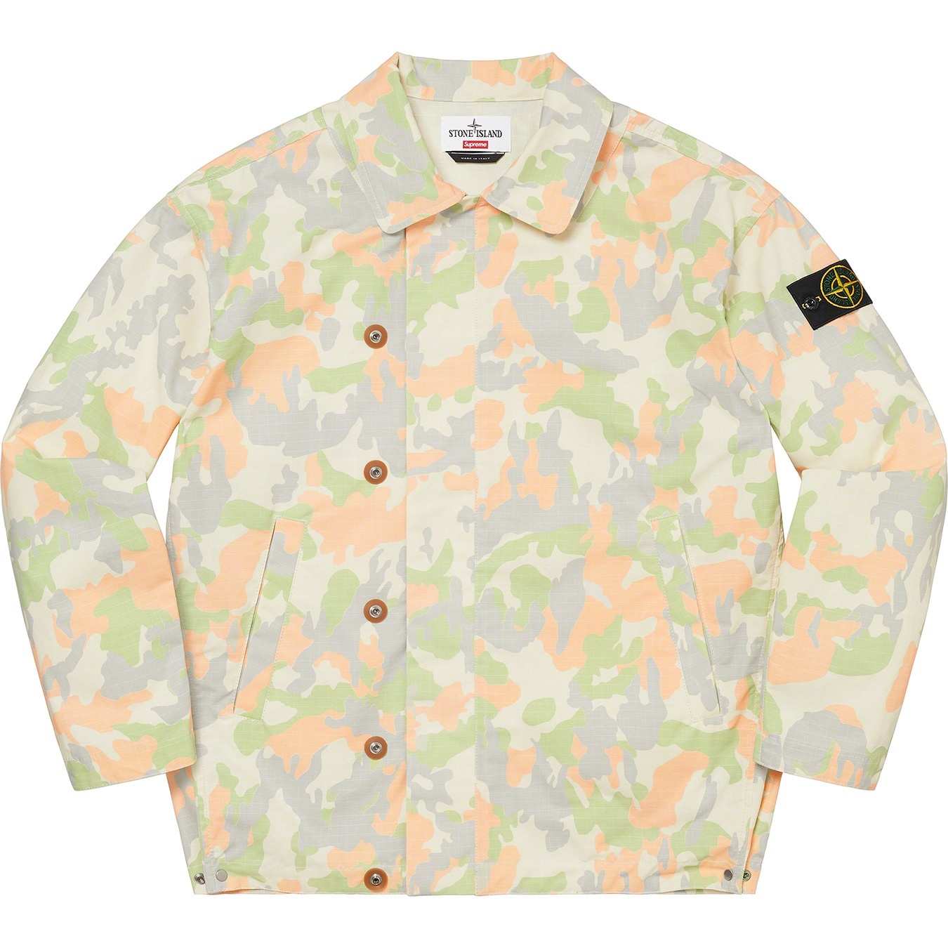 Supreme®/Stone Island® Reactive Ice Camo Ripstop Jacket view 19